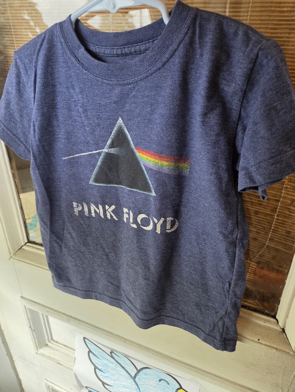 Pink Floyd GUC  Kids' Navy Prism Graphic Tee Sz 4T